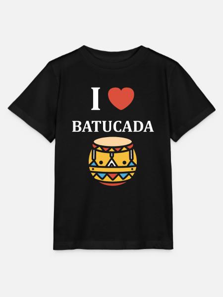 Batucada Drum Humor - Stanley/Stella Kinder T-Shirt MINI CREATOR  - Schwarz