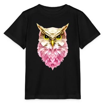 Nachteule - Stanley/Stella Kinder T-Shirt MINI CREATOR  - Schwarz - Vorne - Mikhail (115cm)