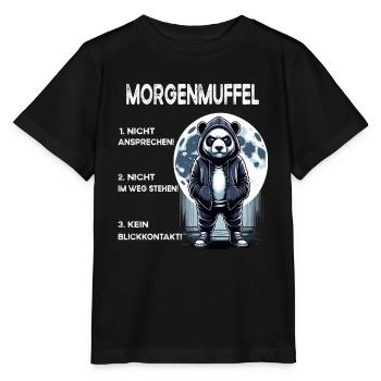 Ich hasse Menschen Morgenmuffel im Büro lustig - Stanley/Stella Kinder T-Shirt MINI CREATOR  - Schwarz - Vorne - Mikhail (115cm)