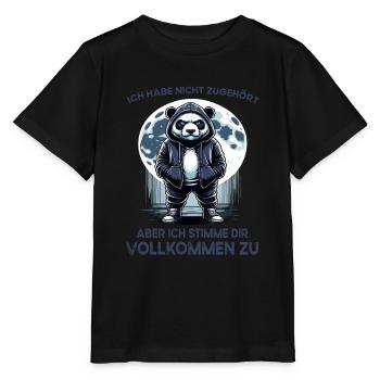 I hate people morning grouch in the office funny - Stanley/Stella MINI CREATOR Kids’ T-Shirt - black - Front - Mikhail (115cm)