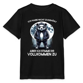 Ich hasse Menschen Morgenmuffel im Büro lustig - Stanley/Stella Kinder T-Shirt MINI CREATOR  - Schwarz - Vorne - Mikhail (115cm)