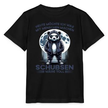 I hate people morning grouch in the office funny - Stanley/Stella MINI CREATOR Kids’ T-Shirt - black - Front - Mikhail (115cm)