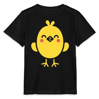poussin - T-shirt bio MINI CREATOR Stanley/Stella Enfant - noir - Devant - Mikhail (115cm)