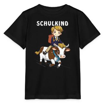 VACHE D’ÉCOLIER - T-shirt bio MINI CREATOR Stanley/Stella Enfant - noir - Devant - Mikhail (115cm)