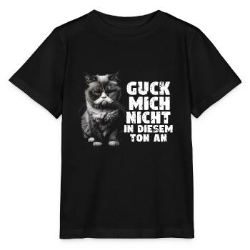 Don't look at me in that tone! - Stanley/Stella MINI CREATOR Kids’ T-Shirt - black - Front - Mikhail (115cm)