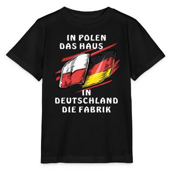 POLEN HAUS DEUTSCHLAND FABRIK - Stanley/Stella Kinder T-Shirt MINI CREATOR  - Schwarz - Vorne - Mikhail (115cm)