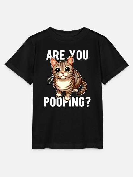 Sie? Lustige Katze - Stanley/Stella Kinder T-Shirt MINI CREATOR  - Schwarz