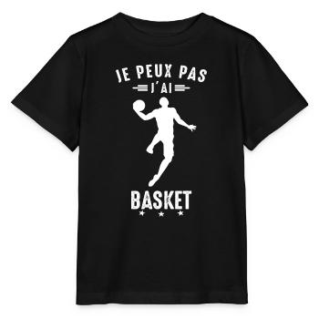 I Can't I Basketball Basketball Basketball Fan - Stanley/Stella MINI CREATOR Kids’ T-Shirt - black - Front - Mikhail (115cm)