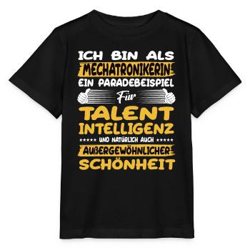 Le mécatronicien est un excellent exemple de talent - T-shirt bio MINI CREATOR Stanley/Stella Enfant - noir - Devant - Mikhail (115cm)