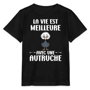 Strauß Zitat - Stanley/Stella Kinder T-Shirt MINI CREATOR  - Schwarz - Vorne - Mikhail (115cm)
