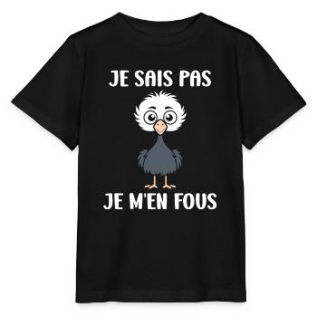Strauß Zitat - Stanley/Stella Kinder T-Shirt MINI CREATOR  - Schwarz - Vorne - Mikhail (115cm)