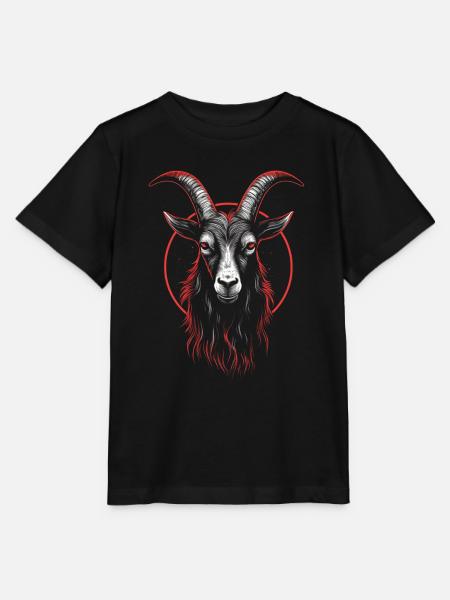 Ziege Baphomet - Stanley/Stella Kinder T-Shirt MINI CREATOR  - Schwarz