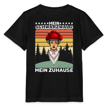 Ma Forêt-Noire, ma forêt natale - T-shirt bio MINI CREATOR Stanley/Stella Enfant - noir - Devant - Mikhail (115cm)