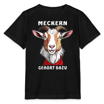 ZIEGE MECKERN GEHÖRT DAZU - Stanley/Stella Kinder T-Shirt MINI CREATOR  - Schwarz - Vorne - Mikhail (115cm)