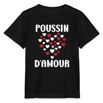 Poussin - T-shirt bio MINI CREATOR Stanley/Stella Enfant - noir - Devant - Mikhail (115cm)