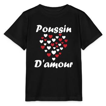 Poussin - T-shirt bio MINI CREATOR Stanley/Stella Enfant - noir - Devant - Mikhail (115cm)