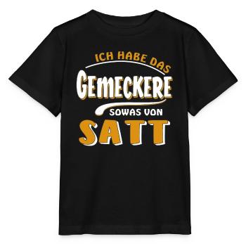 J’EN AI MARRE DES GROGNEMENTS - T-shirt bio MINI CREATOR Stanley/Stella Enfant - noir - Devant - Mikhail (115cm)