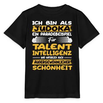 Judoka: a prime example of judo - Stanley/Stella MINI CREATOR Kids’ T-Shirt - black - Front - Mikhail (115cm)