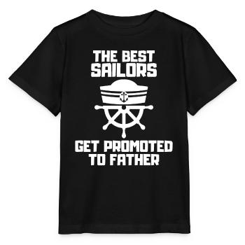 Sailing Ship Sailing Sailing Sailing Sailing Sailboat - Stanley/Stella MINI CREATOR Kids’ T-Shirt - black - Front - Mikhail (115cm)