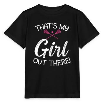 Lacrosse Mom Shirt Lacrosse Dad Shirt - Stanley/Stella MINI CREATOR Kids’ T-Shirt - black - Front - Mikhail (115cm)