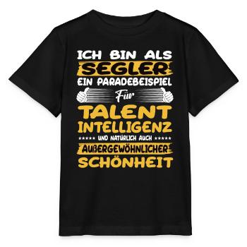 Les marins, un excellent exemple de voile - T-shirt bio MINI CREATOR Stanley/Stella Enfant - noir - Devant - Mikhail (115cm)