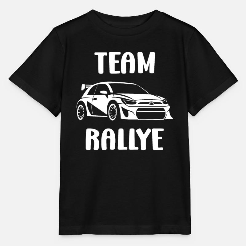 Humour pilote de rallye - T-shirt bio MINI CREATOR Stanley/Stella Enfant - noir