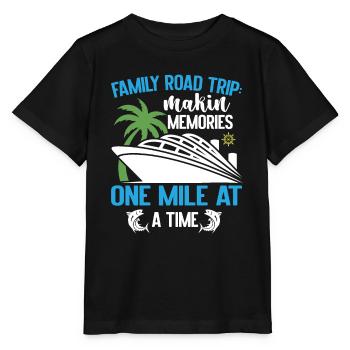 Croisière Voyage en famille Vacances en bateau Patry en famille - T-shirt bio MINI CREATOR Stanley/Stella Enfant - noir - Devant - Mikhail (115cm)
