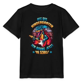 Enrollment Bye Bye Kindergarten I Rock The - Stanley/Stella MINI CREATOR Kids’ T-Shirt - black - Front - Mikhail (115cm)
