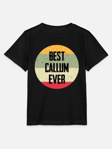 Best Callum Ever - Stanley/Stella Kinder T-Shirt MINI CREATOR  - Schwarz