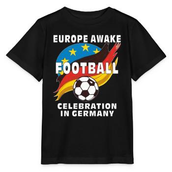 EUROPE AWAKE FOOTBALL CELEBRATION IN GERMANY - Stanley/Stella Kinder T-Shirt MINI CREATOR  - Schwarz - Vorne - Mikhail (115cm)