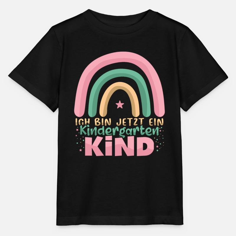 Ich Bin Jetzt Ein Kindergarten Kind Kindergarten - Stanley/Stella Kinder T-Shirt MINI CREATOR  - Schwarz