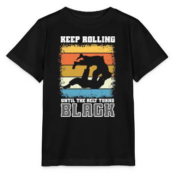 Jiu Jitsu Brésilien BJJ MMA Grappling - T-shirt bio MINI CREATOR Stanley/Stella Enfant - noir - Devant - Mikhail (115cm)