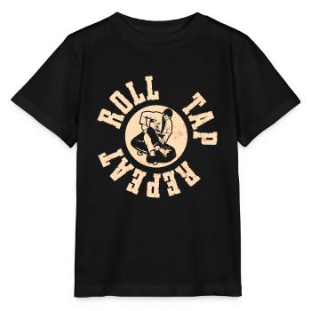 Jiu Jitsu Brésilien BJJ MMA Grappling - T-shirt bio MINI CREATOR Stanley/Stella Enfant - noir - Devant - Mikhail (115cm)