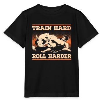 Jiu Jitsu Brésilien BJJ MMA Grappling - T-shirt bio MINI CREATOR Stanley/Stella Enfant - noir - Devant - Mikhail (115cm)