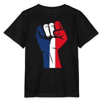 France patriote - T-shirt bio MINI CREATOR Stanley/Stella Enfant - noir - Devant - Mikhail (115cm)