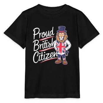 FIER CITOYEN BRITANNIQUE - T-shirt bio MINI CREATOR Stanley/Stella Enfant - noir - Devant - Mikhail (115cm)