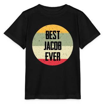 Best Jacob Ever - Stanley/Stella MINI CREATOR Kids’ T-Shirt - black - Front - Mikhail (115cm)