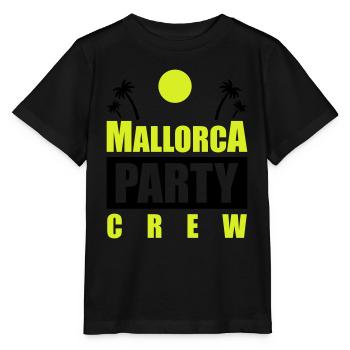 Mallorca Party Crew - T-shirt bio MINI CREATOR Stanley/Stella Enfant - noir - Devant - Mikhail (115cm)