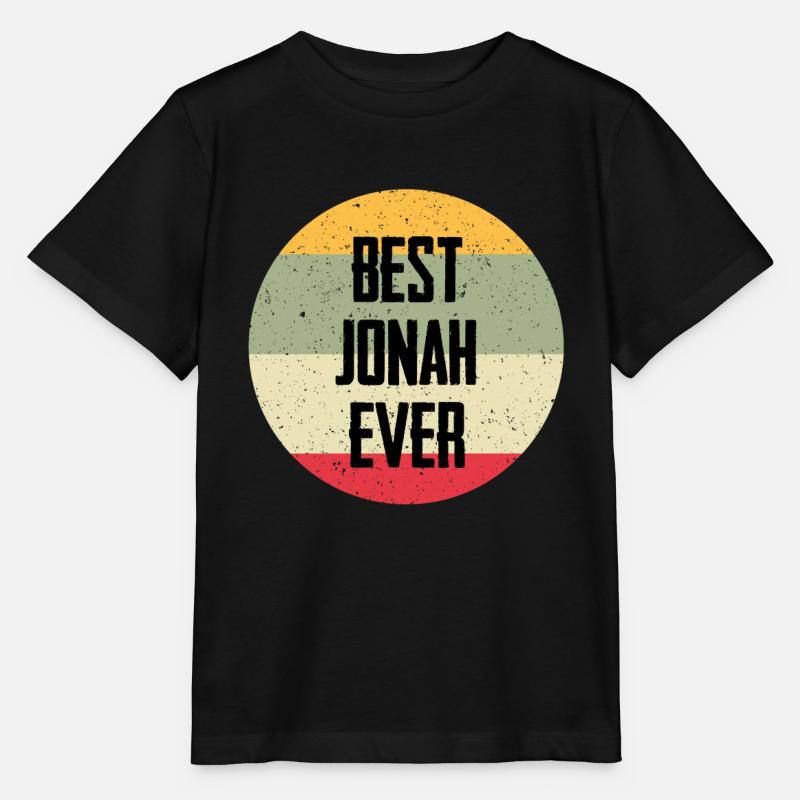 Best Jonah Ever - Stanley/Stella MINI CREATOR Kids’ T-Shirt - black
