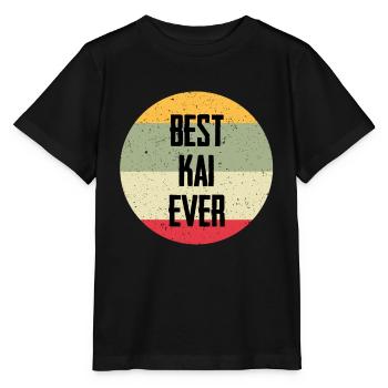 Le meilleur Kai de tous les temps - T-shirt bio MINI CREATOR Stanley/Stella Enfant - noir - Devant - Mikhail (115cm)