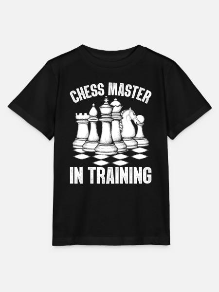 Schachmeister im Training Schachmatt Lustiges Schach - Stanley/Stella Kinder T-Shirt MINI CREATOR - Schwarz