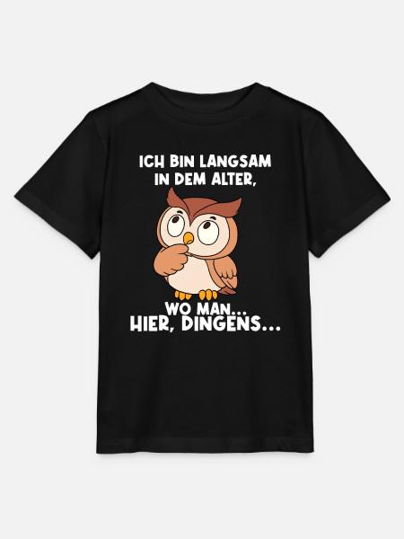 Ich Bin Langsam In Dem Alter - Stanley/Stella Kinder T-Shirt MINI CREATOR - Schwarz