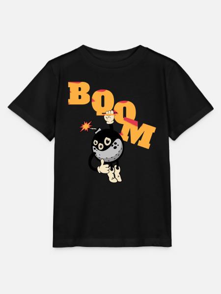 Boom - Stanley/Stella Kinder T-Shirt MINI CREATOR - Schwarz
