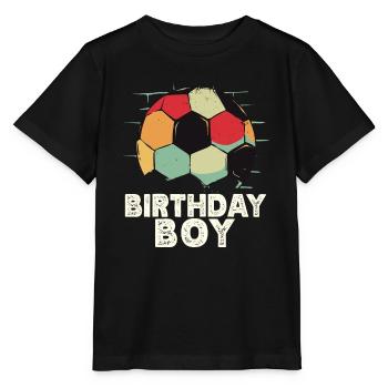 Geburtstagsbuldenfußballspieler Bday Team Party - Stanley/Stella Kinder T-Shirt MINI CREATOR  - Schwarz - Vorne - Mikhail (115cm)