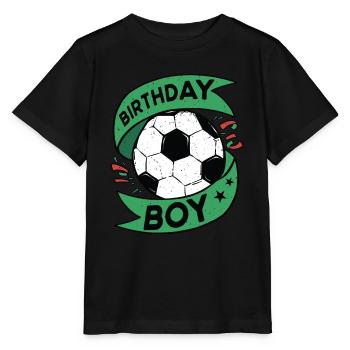 Geburtstagsbuldenfußballspieler Bday Team Party - Stanley/Stella Kinder T-Shirt MINI CREATOR  - Schwarz - Vorne - Mikhail (115cm)