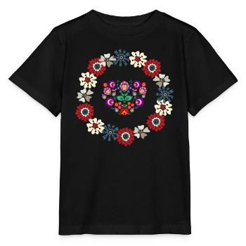 Ich liebe Folk 2024 - Stanley/Stella Kinder T-Shirt MINI CREATOR  - Schwarz - Vorne - Mikhail (115cm)