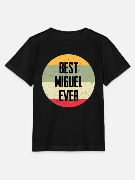 Best Miguel Ever - Stanley/Stella Kinder T-Shirt MINI CREATOR  - Schwarz