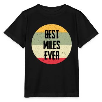 Les meilleurs miles de tous les temps - T-shirt bio MINI CREATOR Stanley/Stella Enfant - noir - Devant - Mikhail (115cm)
