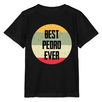 Best Pedro Ever - Stanley/Stella Kinder T-Shirt MINI CREATOR  - Schwarz - Vorne - Mikhail (115cm)