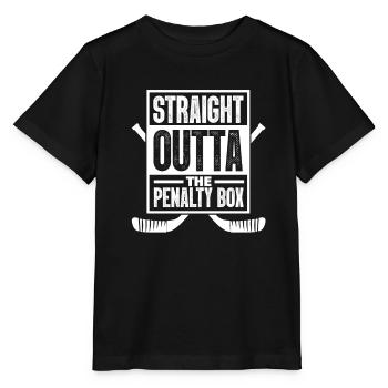 Tout droit sorti du banc des punitions Hockey sur glace - T-shirt bio MINI CREATOR Stanley/Stella Enfant - noir - Devant - Mikhail (115cm)